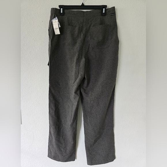 New York and company Cargo Pant 12 Lerner Gray New Pockets WaistLoop Preppy - Picture 9 of 11